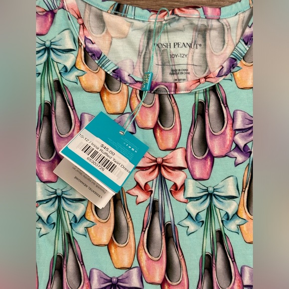 Size 10/12 NWT Posh Peanut Irina Ruffled Twirl Dress - Picture 2 of 3